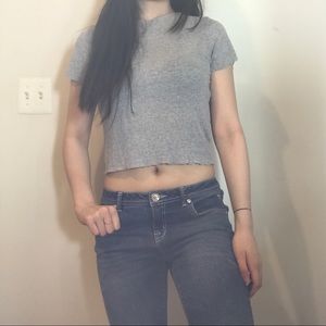 Low Cut Justice Skinny Jeans